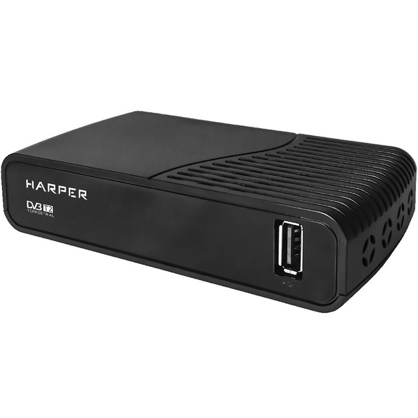 ТВ-ресивер Harper HDT2-1130, черный купить по выгодной цене в интернет ...