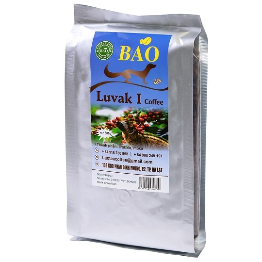 Кофе в зернах "LUVAK I" 500гр. BAO(Лювак Ай) - купить с доставкой по ...