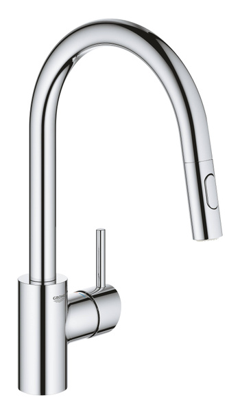 Смеситель для кухни grohe concetto new с высоким изливом хром 32663003