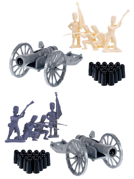 Солдатики игровой набор/ "Армия 1812 года" + Игровой набор "Пушка" - 2 ...
