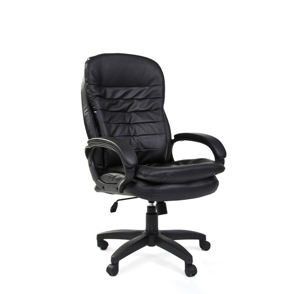 Кресло для руководителя Easy Chair 515 TPU, черное, экокожа, пластик ...