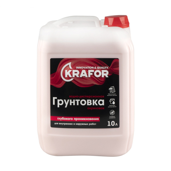 Грунтовка Krafor купить по доступной цене в интернет-магазине OZON ...