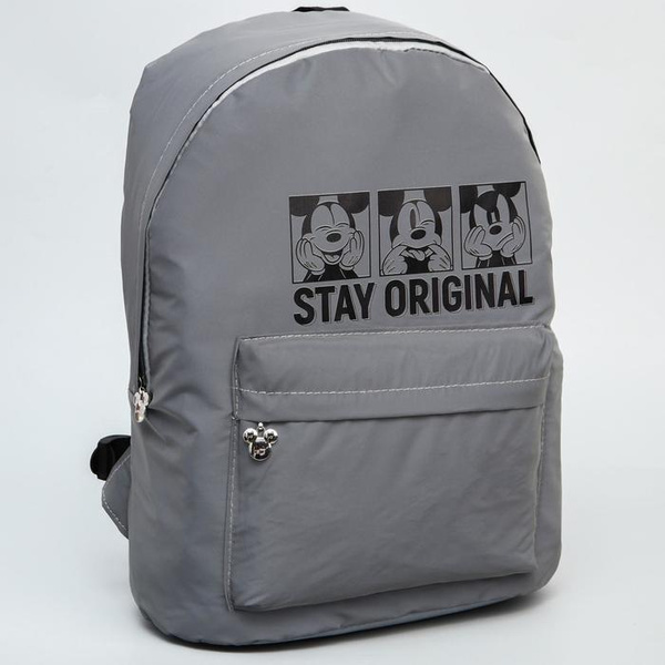 Disney, Рюкзак светоотражающий, STAY ORIGINAL, Микки Маус 30х42х12 см ...