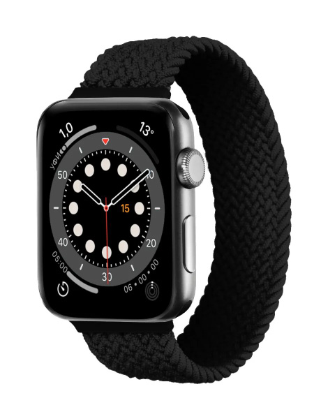Плетеный ремешок для часов Apple Watch 42-44 мм, размер М 7-8 series 1 ...