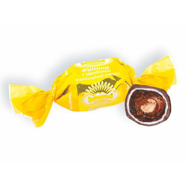 Финики с миндалем в шоколаде Chocolate Dates Assorted 100 гр