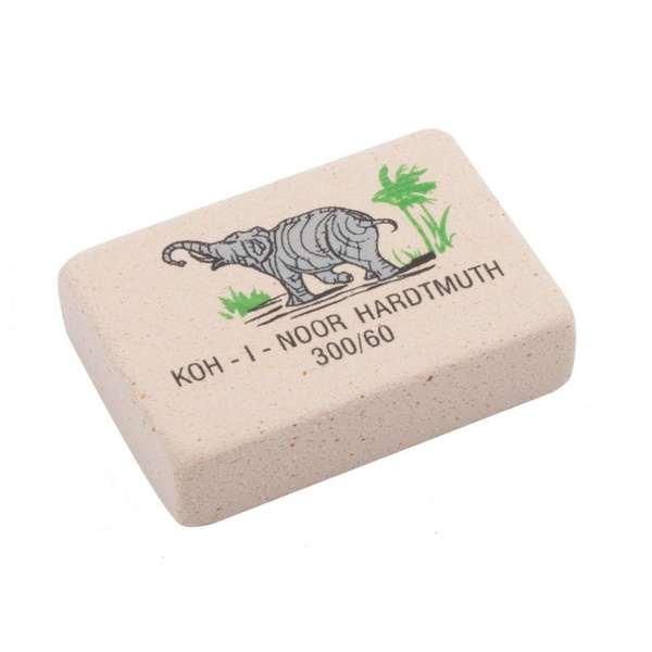 Ластик KOH-I-NOOR ELEFANT 300/60 8х31х21мм, цветной Чехия купить на ...