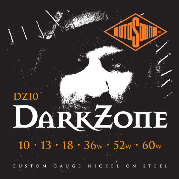ROTOSOUND Dark Zone Limited Edition , струны для электрогитары 10-60 ...