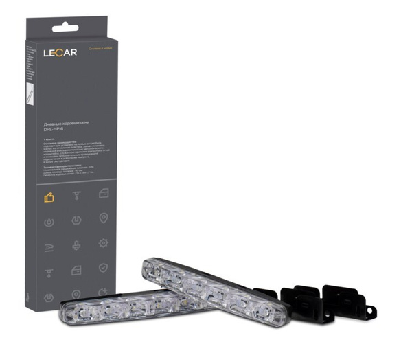 Дневные ходовые огни DRL-20,5 см-COB (LECAR)