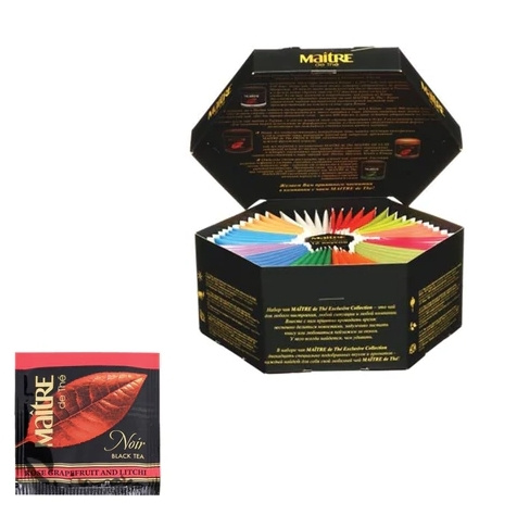 Чай MAITRE (Мэтр) "de The Exclusive Collection", набор, 12 видов, 60 ...