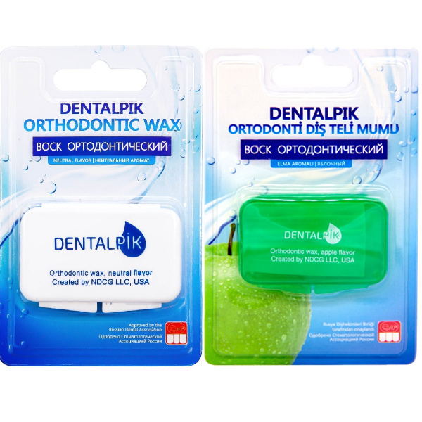 Комплект Ортодонтический воск для брекетов, кап и пластинок Dentalpik ...