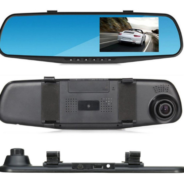 Видеорегистратор-зеркало Vehicle Blackbox DVR 2 cam - купить в интернет ...