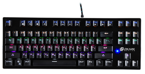 Механическая клавиатура OKLICK 967G Dark Force купить по низкой цене ...