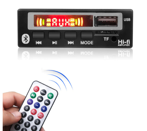 Модуль Bluetooth AUX USB TF FM / декодер плата Bluetooth для автомобиля ...