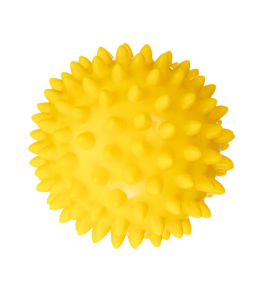 Мяч массажный SPORTSTYLE, диаметр 7 см, желтый купить по низкой цене с ...