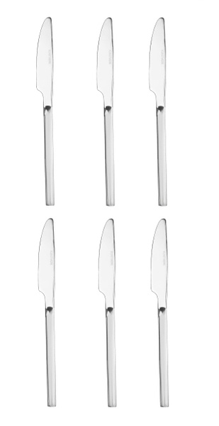 Нож столовый Sapporo Basic из нержавеющей стали (6 шт), Kunstwerk ...