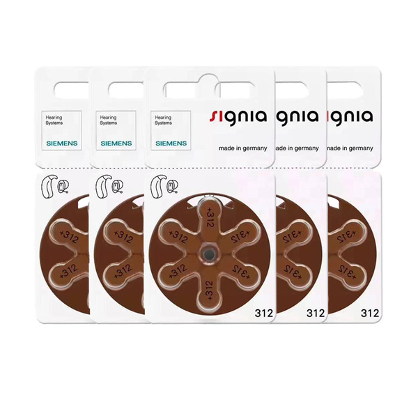 Батарейка Siemens р312,набор 5 блистер (30 батареек) - купить с ...