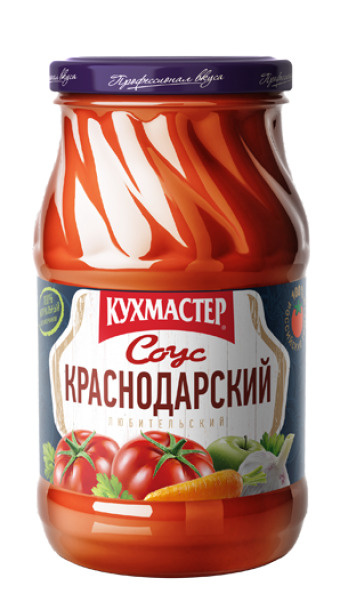 Соус КУХМАСТЕР "Краснодарский любительский". 480г*8шт. - купить с ...
