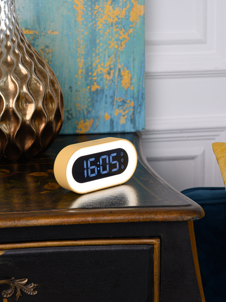 Настольные часы Электронные ARTSTYLE, желтый  по выгодной цене в .
