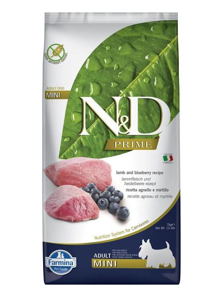 Корм сухой Farmina N&D Low-Grain для собак мелких пород, с ягнёнком и ...