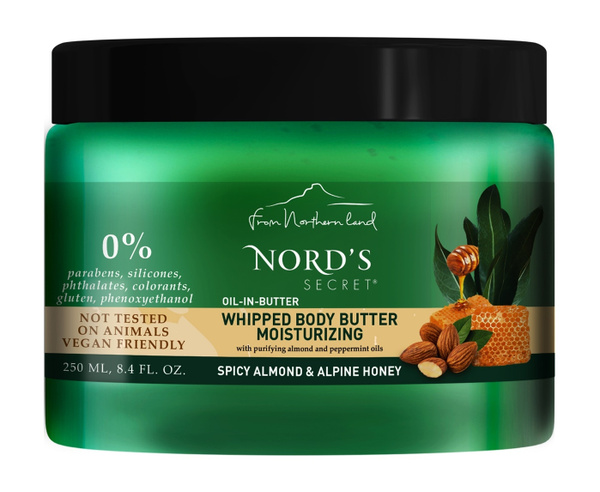 Nord's Secret Moisturizing Body Lotion Spicy Almond & Alpine Honey Travel Size Nord's Secret Moisturizing Body Lotion Spicy Almond & Alpine Honey Travel Size