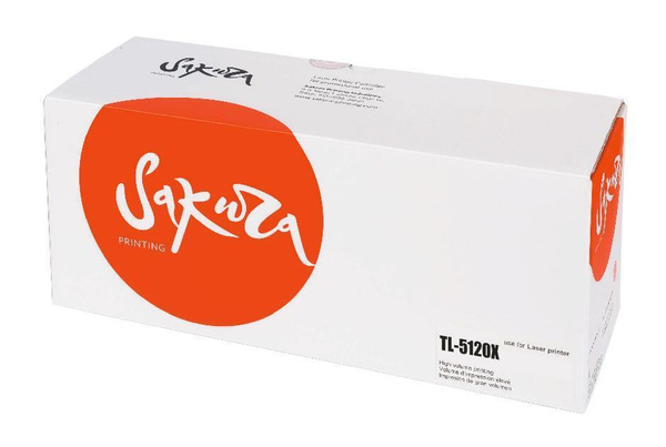 Расходник для печати Sakura TL-5120, Черный (black), для лазерного ...