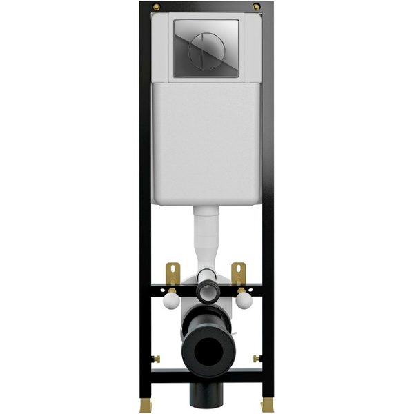 Инсталляция Cersanit Black 35 S-IN-BLACK-Cg-w для унитаза с клавишей ...