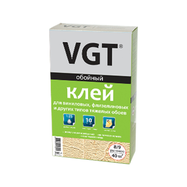 Клей для обоев VGT для виниловых, флизелиновых, 200 г. - купить по ...