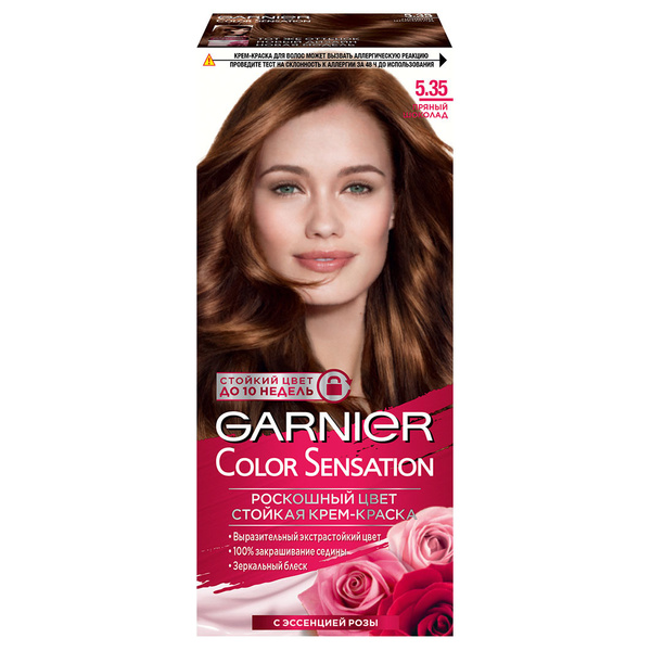 Garnier Краска для волос Роскошь цвета, тон 5.35 пряный шоколад ...