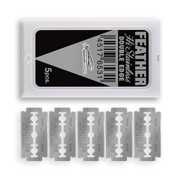 FEATHER лезвия для классического Т-образного станка. Double edge (1 ...