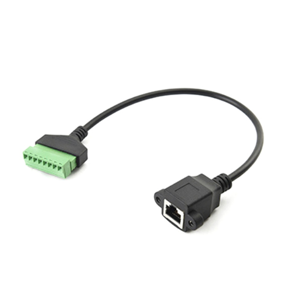 RJ45 Ethernet мама на 8-контактный преобразователь с винтовыми клеммами ...