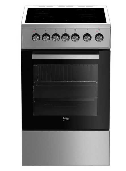 Электрическая плита Beko FSS57100GX, серебристая - купить по выгодной ...