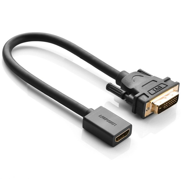 Адаптер DVI на HDMI UGREEN (20118) DVI Male to HDMI Female Adapter ...