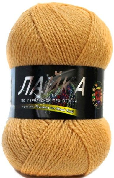 Пряжа Лайка (Color City) 2520 карамельный / упаковка 9 шт - купить с ...