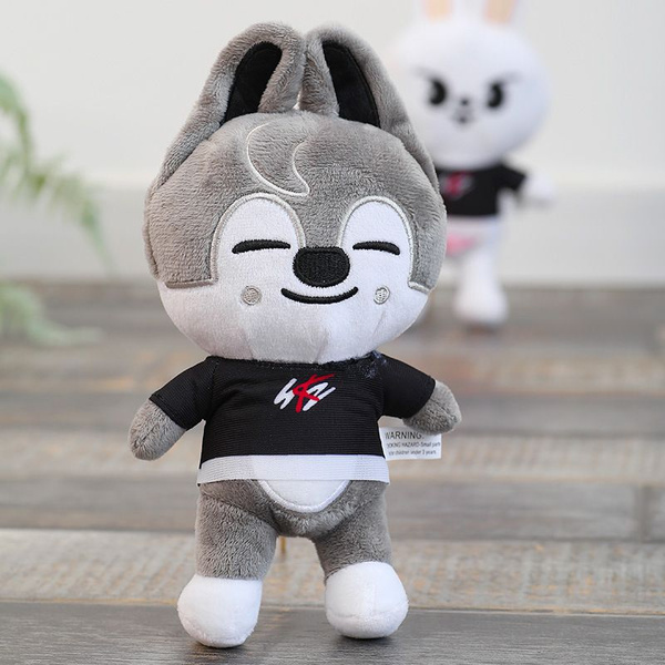 Мягкая игрушка Wolf Chan Волк Чан Банг Чан Skzoo Stray Kids Бродячие ...