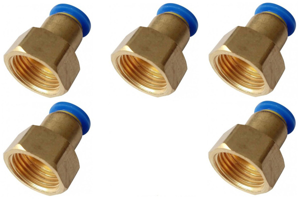 Фитинг быстросъемный 8мм с внутренней резьбой 1/2" (мама) 5 штук купить ...