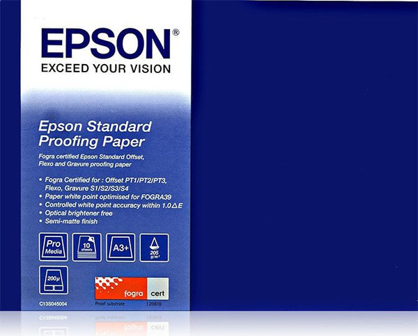 Фотобумага А3 оригинальная EPSON Standard Proofing Paper 45004 ...