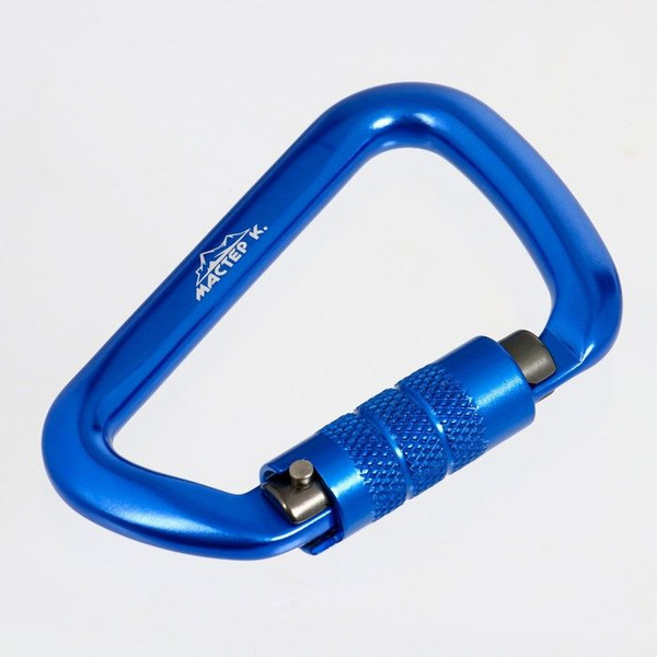 Карабин автомат, 11*7 см, 26 KN, синий - купить с доставкой по выгодным ...