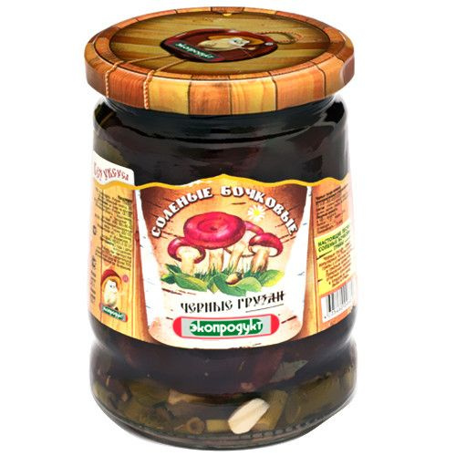 Грибы соленые бочковые ЧЕРНЫЕ ГРУЗДИ "Экопродукт" 540 гр - купить с ...