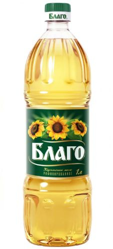 Масло "БЛАГО" подсолнечное рафинированное дез. 1л.*4 шт. - купить с ...