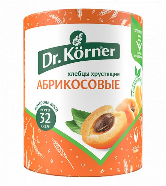 Хрустящие цельнозерновые (пшеничные, рисовые) хлебцы Dr. Korner (Доктор ...