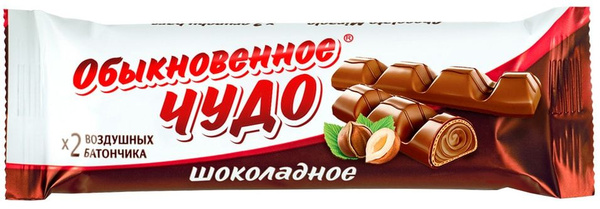 Батончик Обыкновенное чудо Шоколадное 55г - купить с доставкой по ...