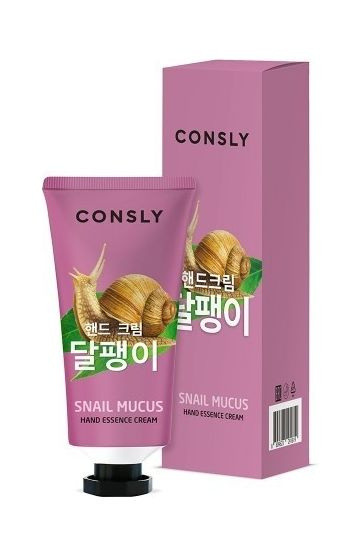 Consly Крем для рук Skin Relief Hand Cream Snail, с муцином улитки, 100 ...
