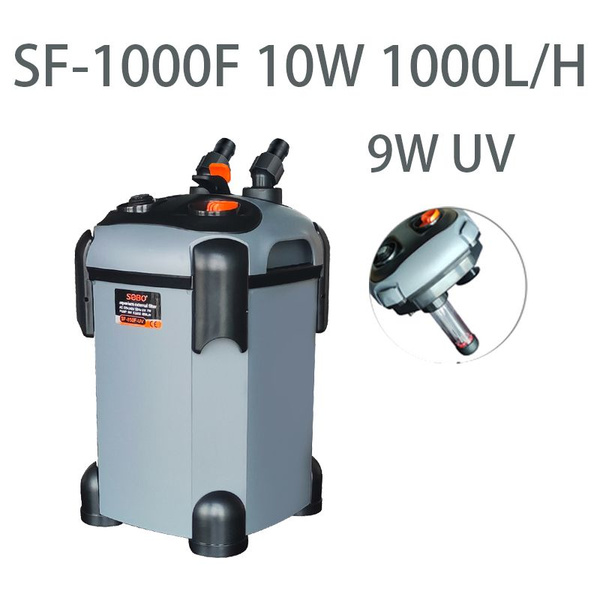 Внешний фильтр, SOBO SF-1000F 10 Вт 1000Л/ч, встроенная бактерицидная ...