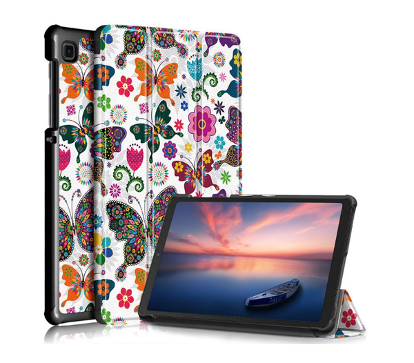 Чехол для планшета Samsung Tab A7 Lite 8.7 / T220 / T225 - (цветы с ...