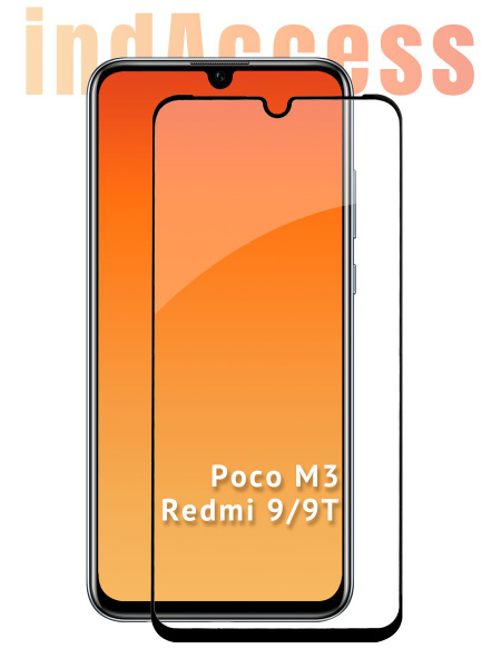 Защитное стекло на Xiaomi Redmi 9T, Poco M3/ для Сяоми редми 9Т, Поко ...