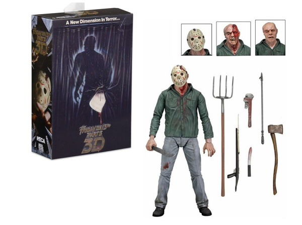 Фигурка Пятница 13 Джейсон Вурхиз / 3D Friday the 13th part 3 Jason ...