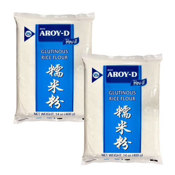 Мука рисовая клейкая 400 гр, Aroy-d (2 шт. в наборе) - купить с ...