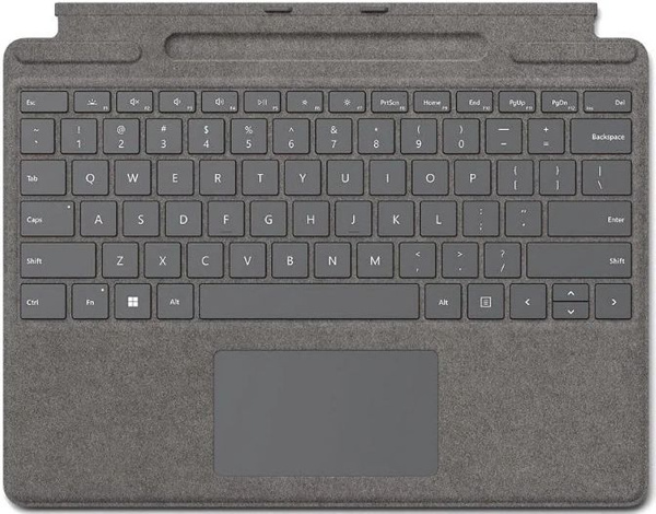 Клавиатура Microsoft Surface Pro Signature Keyboard Alcantara (Platinum ...