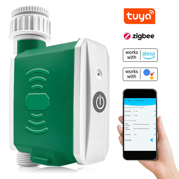 Таймер полива Tuya ZigBee Контроллер капельного орошения Автоматическая ...