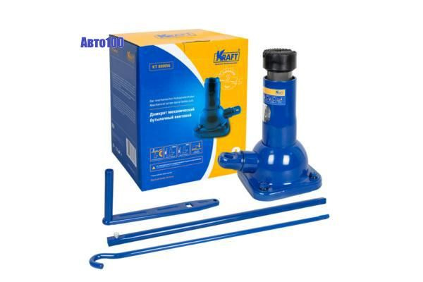 Домкрат механический бутылочный 2Т 197-408 мм KRAFT KT 800056 KRAFT KT ...